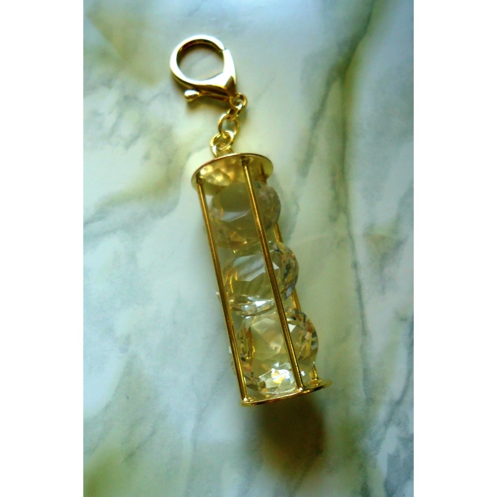 Caged Diamond Keychain - Picture 3 of 5